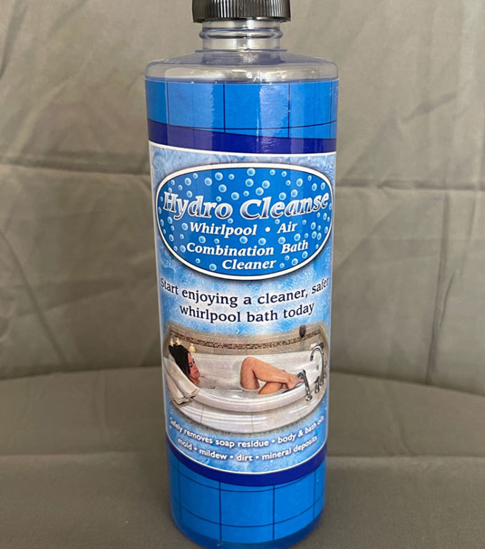 Helps maintain a clean and fresh whirlpool or air bath.