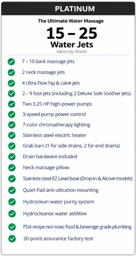 Platinum Water Massage