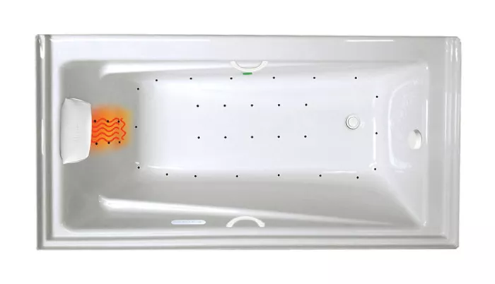 Contempra 6032 Right Hand Platinum Series with Air Massage - Size: 60'' x 32'' x 20" - Jets: 34 EZ Clean™ HTT Air Jets - Image 2