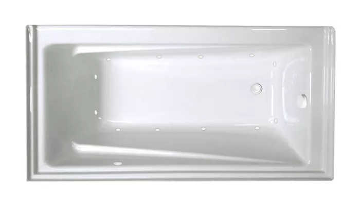 Contempra 6032 Right Hand Silver Series with Air Massage - Size: 60'' x 32'' x 20" - Jets: 12 Classic Air Jets on Sidewall - Image 2