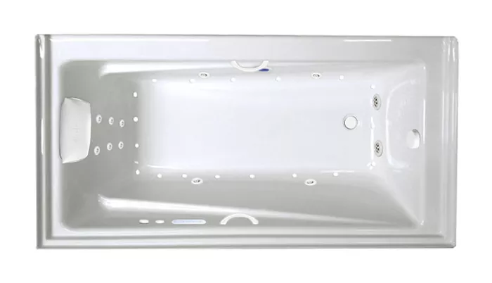 Contempra 6032 Right Hand 'Gold Series with' Whirlpool Air Massage and Hydro Massage Jets - Size: 60'' x 32'' x 20" - Jets: 30 Total Jets - Image 2