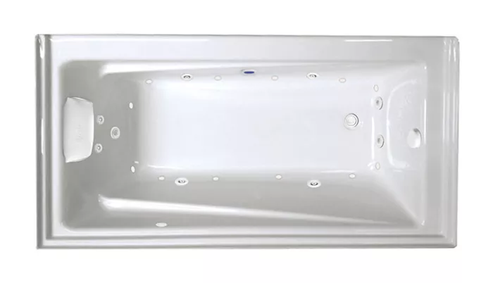 Contempra 6032 Left Hand 'Silver Series with' Whirlpool Air Massage and Hydro Massage Jets - Size: 60'' x 32'' x 20" - Jets: 21 Total Jets - Image 2