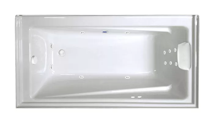 Contempra 6032 Right Hand 'Gold Series with' - Hydro Massage Jets - Size: 60'' x 32'' x 20" - Jets: 12 Water Jets - Image 2