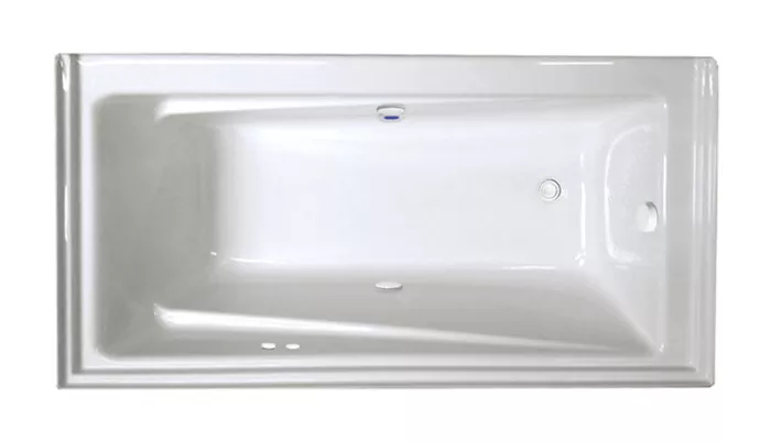 Contempra 6032 Right Hand  Soothing Soak Series - Size: 60'' x 32'' x 20" - Jets: 2 Recirculation Ports - Image 2