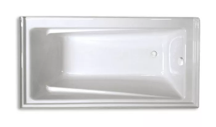 Contempra 6032 Right Hand Soaker Tub Only - Size: 60'' x 32'' x 20" - Jets: EZ Clean™ Cast Acrylic - Image 2
