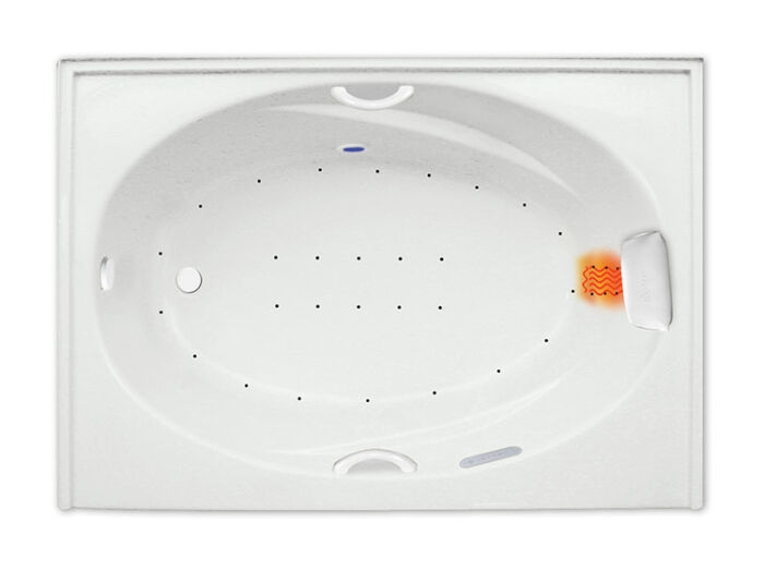 Escape 60" x 42" Left Hand Platinum Series Air Massage Bath