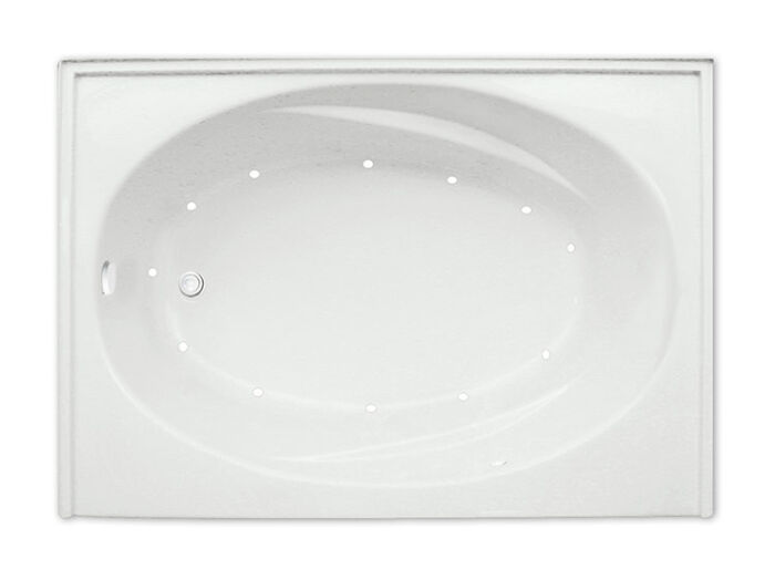 Escape 60" x 42" Left Hand Silver Series Air Massage Bath