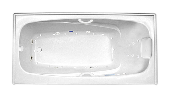 Escape 66" x 34" Left Hand Gold Series Hydro and Air Massage Bath