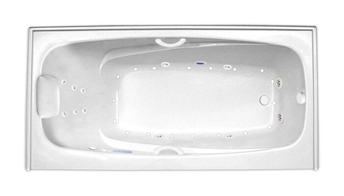 Escape 66" x 34" Right Hand Gold Series Hydro and Air Massage Bath