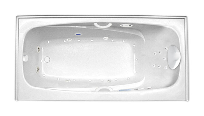 Escape 60" x 34" Left Hand Platinum Series Hydro and Air Massage Bath