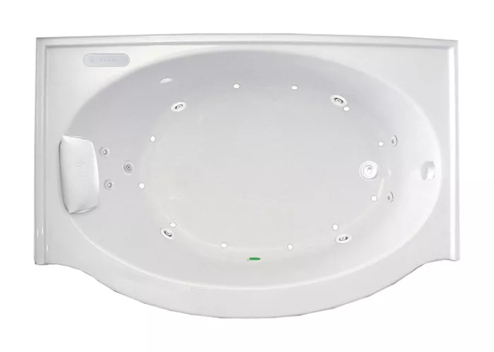 Escape 60" x 31" Right Hand Silver Series Hydro and Air Massage Bath