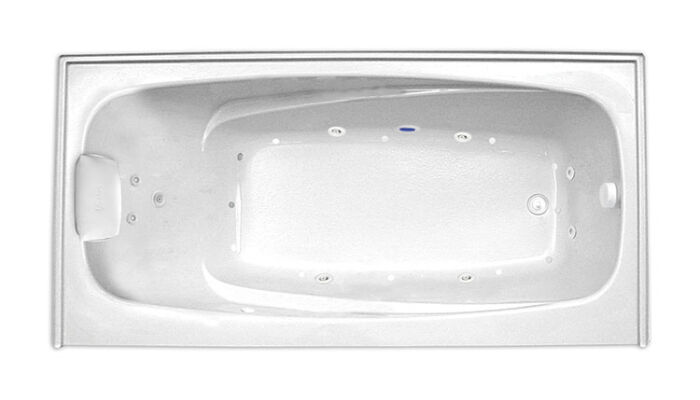 Escape 60" x 34" Right Hand Silver Series Hydro and Air Massage Bath