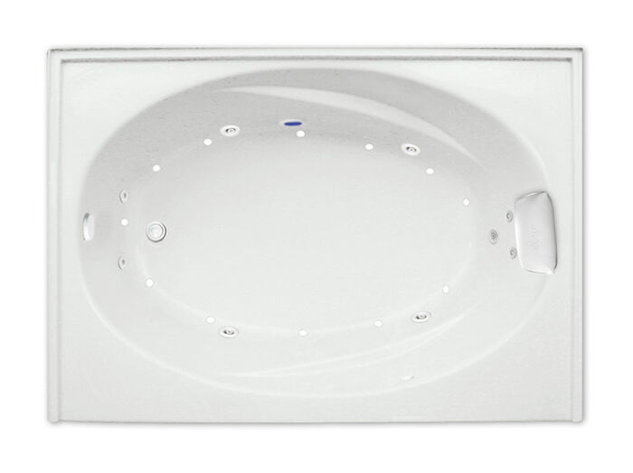 Escape 60" x 42" Left Hand Silver Series Hydro and Air Massage Bath