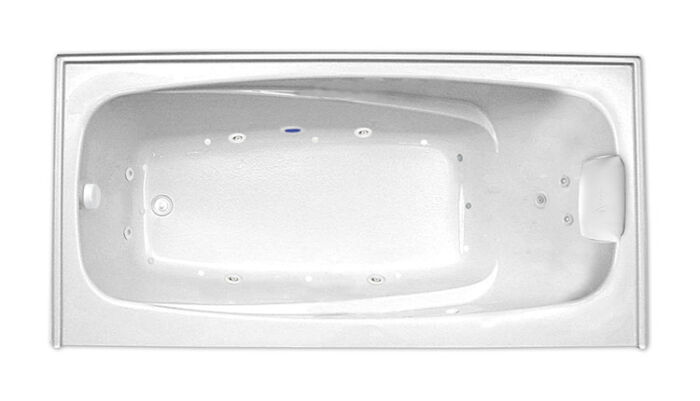 Escape 66" x 34" Left Hand Silver Series Hydro and Air Massage Bath