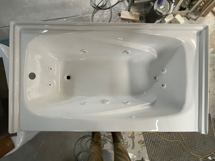 Escape 6034 Left Hand Silver Series with Hydro Massage - Size: 60" x 34" x 22" - Jets: 9 Water Jets - Image 2