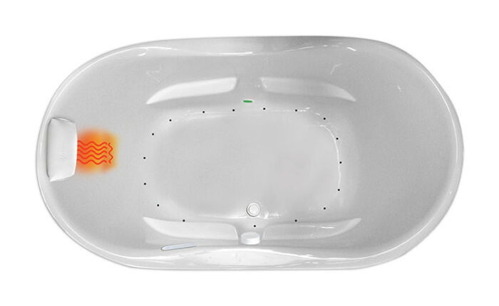 Fantasy 7242 Gold Series with Air Massage - Size: 72" x 42" x 27" - Jets: 18 EZ Clean™ Air Jets on Sidewall - Image 2