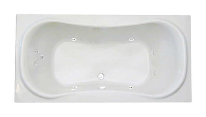 Heavenly 72" x 36" Silver Series Hydro Massage Bath