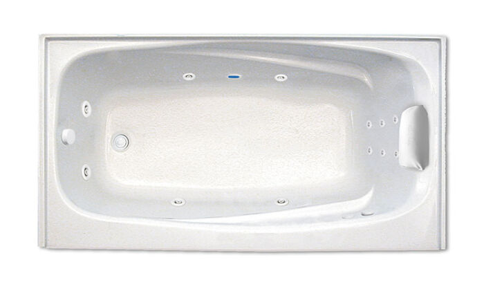 Mystique Jr. 6030 Left Hand Gold Series with Hydro Massage - Size: 60" x 30" x 20" - Jets: 12 Water Jets - Image 2