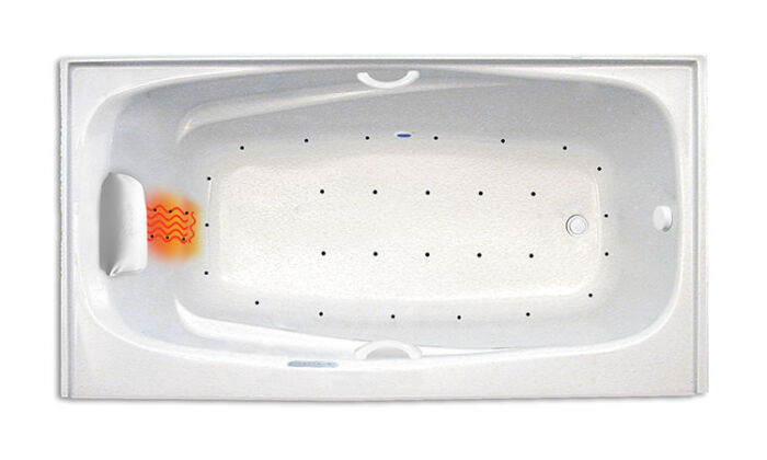 Mystique 6632 Right Hand Platinum Series with Air Massage - Size: 66" x 32" x 22" - Jets: 34 EZ Clean™ HTT Air Jets - Image 2
