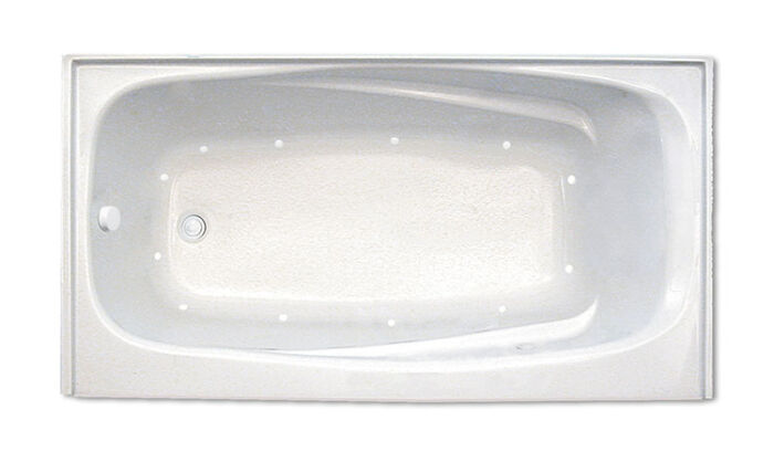 Mystique 6632 Left Hand Silver Series with Air Massage - Size: 66" x 32" x 22" - Jets: 12 Classic Air Jets on Sidewall - Image 2