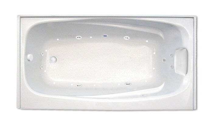 Mystique 7232 Left Hand Silver Series with Hydro & Air Massage - Size: 72" x 32" x 22" - Jets: 21 Total Jets - Image 2