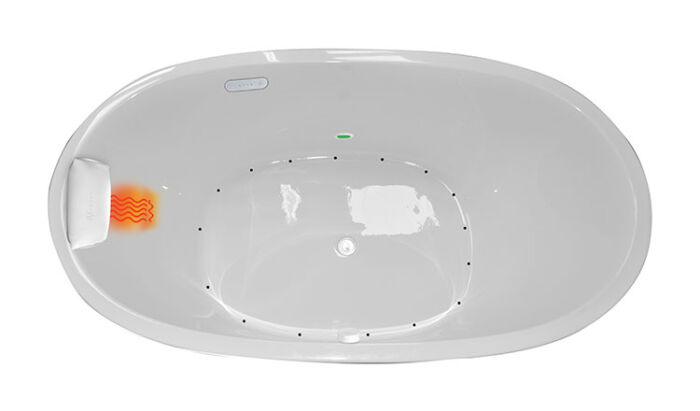 Oasis 6632CD Free Standing 18 Jet Series with Air Massage, w/ Access Panel - Size: 66" x 32" x 24" - Jets: 18 EZ Clean™ Air Jets on Sidewall - Image 2