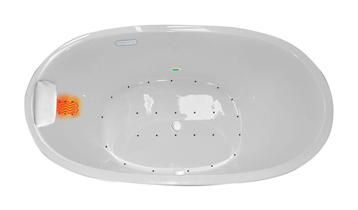 Oasis 7232CD Free Standing 34 Jet Series with Air Massage, w/ Access Panel - Size: 72" x 32" x 24" - Jets: 34 EZ Clean™ HTT Air Jets - Image 2