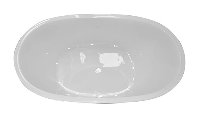 Oasis 6632CD Free Standing 12 Jet Series with Air Massage, w/ Access Panel - Size: 66" x 32" x 24" - Jets: 12 Classic Air Jets on Sidewall - Image 2