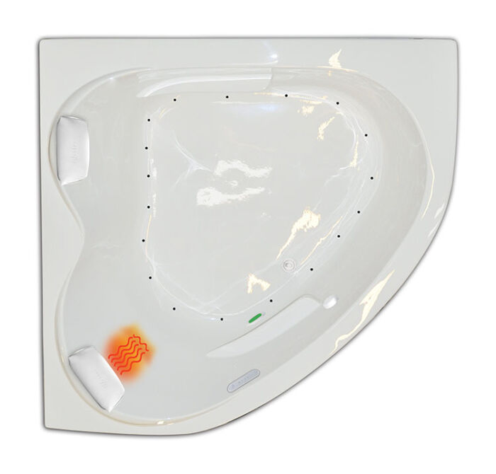 Paradise 6060 Gold Series with Air Massage - Size: 60" x 60" x 26" - Jets: 18 EZ Clean™ Air Jets on Sidewall