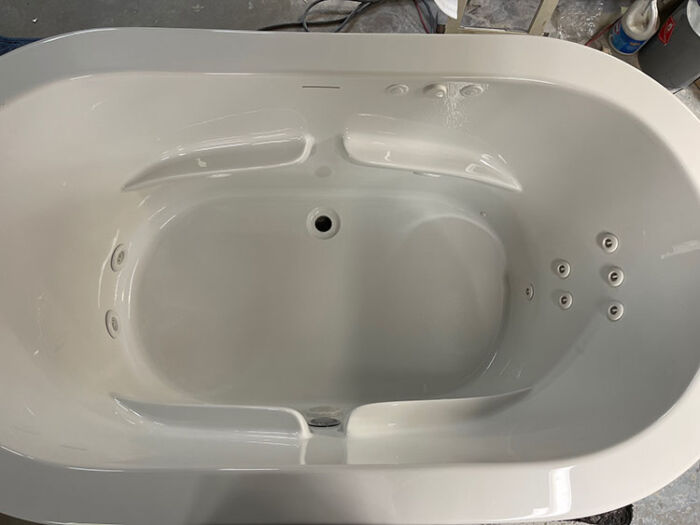 Rosabella 6636SD Free Standing 12 Jet Series with Hydro Massage, w/ Access Panel - Size: 66" x 36" x 28" - Jets: 12 Water Jets - Image 2