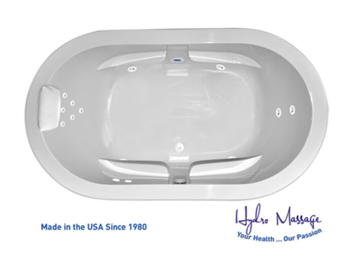 Rosabella 7242SD Free Standing 12 Jet Series with Hydro Massage, w/ Access Panel - Size: 72" x 42" x 29" - Jets: 12 Water Jets - Image 2