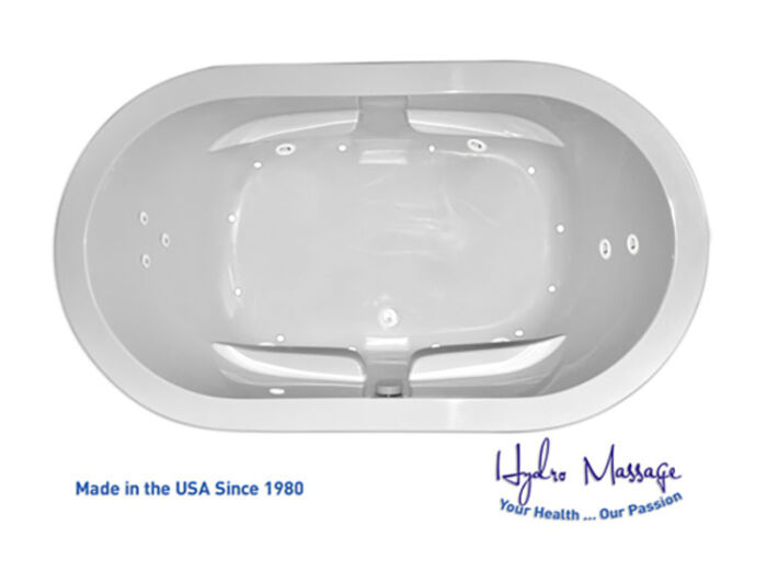 Rosabella 7242SD Free Standing 9 Jet Series with Hydro Massage, w/ Access Panel - Size: 72" x 42" x 29" - Jets: 9 Water Jets - Image 2