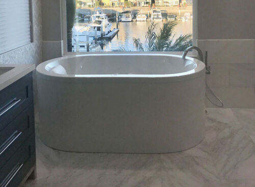 Rosabella 59 x 36" Free Standing Soaker Tub Only