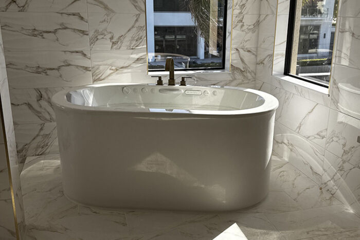 Rosabella 7236SD Free Standing 30 Jet Series with Hydro & Air Massage, w/ Access Panel - Size: 72" x 36" x 28" - Jets: 30 Total Jets