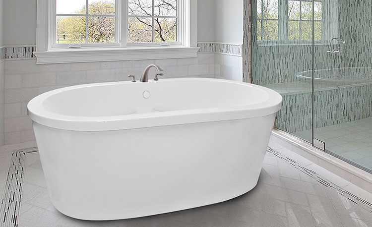 Rosabella 7242sd Free Standing Heated Soaking Tub W Access Panel Size 72 X 42 X 29 Jets