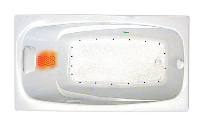Serenity 7236 Gold Series with Air Massage - Size: 72" x 36" x 21" - Jets: 18 EZ Clean™ Air Jets on Sidewall - Image 2