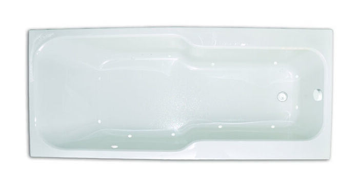 Serenity 8736 Silver Series with Air Massage - Size: 87" x 36" x 21" - Jets: 12 Classic Air Jets on Sidewall - Image 2