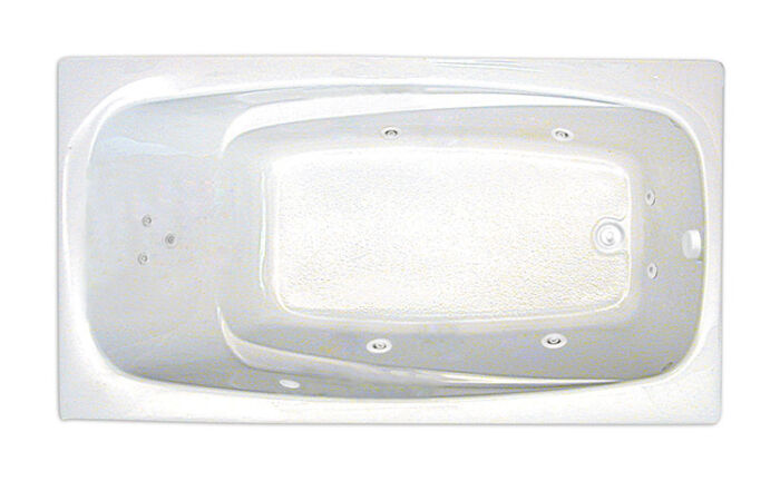 Serenity 6036 Silver Series with Hydro Massage - Size: 60" x 36" x 22" - Jets: 9 Water Jets - Image 2