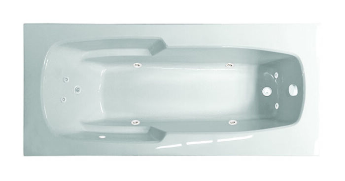 Serenity 8736 Silver Series with Hydro Massage - Size: 87" x 36" x 21" - Jets: 9 Water Jets - Image 2
