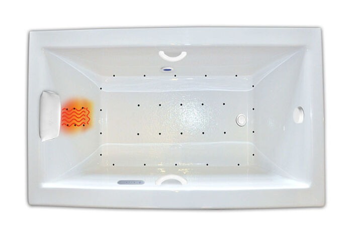 Zen 6042 Platinum Series with Air Massage - Size: 60" x 42" x 21" - Jets: 34 EZ Clean™ HTT Air Jets - Image 2