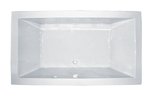 Zen 66" x 36" Side Drain Silver Series Air Massage Bath