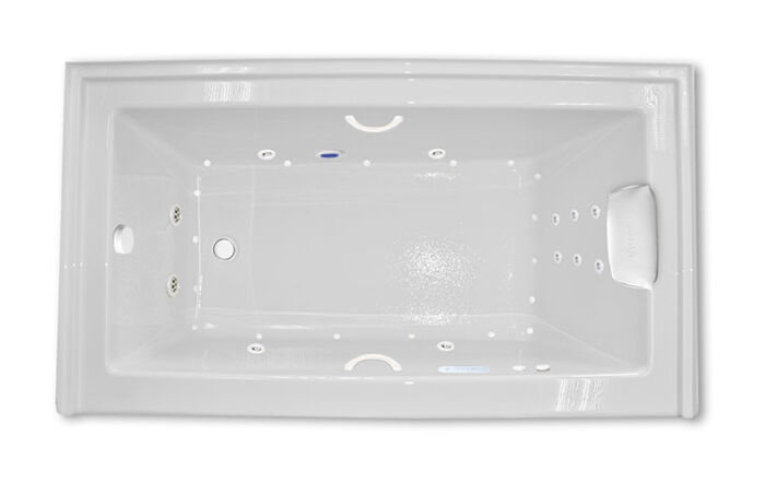 Zen 6032 Left Hand Gold Series with Hydro & Air Massage - Size: 60" x 32" x 23" - Jets: 30 Total Jets - Image 2