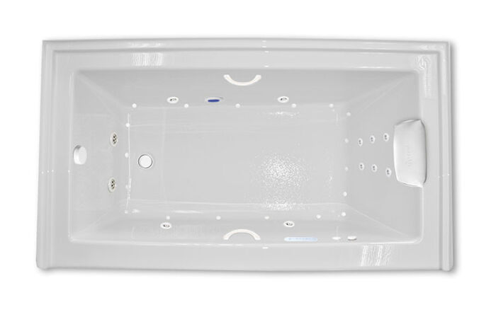 Zen 6632 Left Hand Gold Series with Hydro & Air Massage - Size: 66" x 32" x 23" - Jets: 30 Total Jets - Image 2