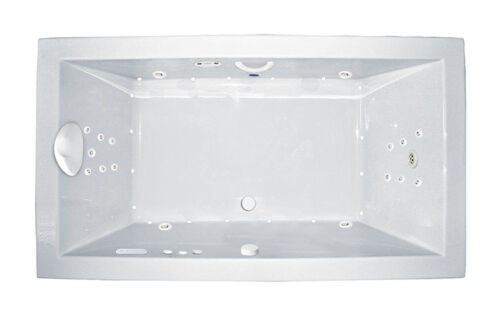 Zen 66" x 32" Side Drain Platinum Series Hydro and Air Massage Bath