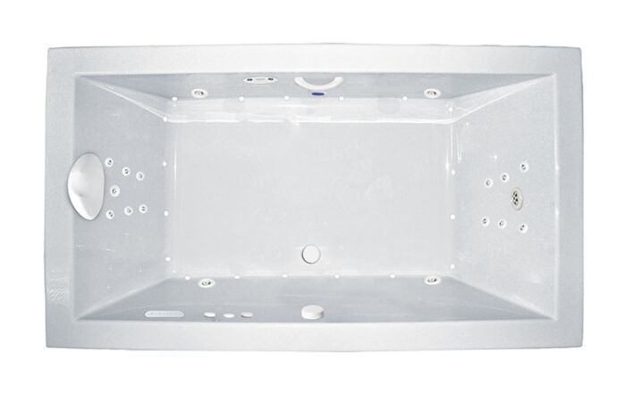 Zen 66" x 32" Side Drain Platinum Series Hydro and Air Massage Bath