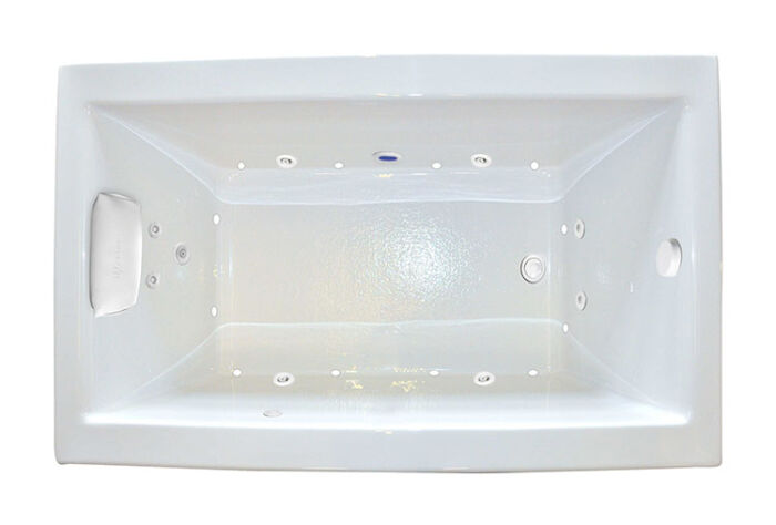 Zen 6648 Silver Series with Hydro & Air Massage - Size: 66" x 48" x 23" - Jets: 21 Total Jets - Image 2