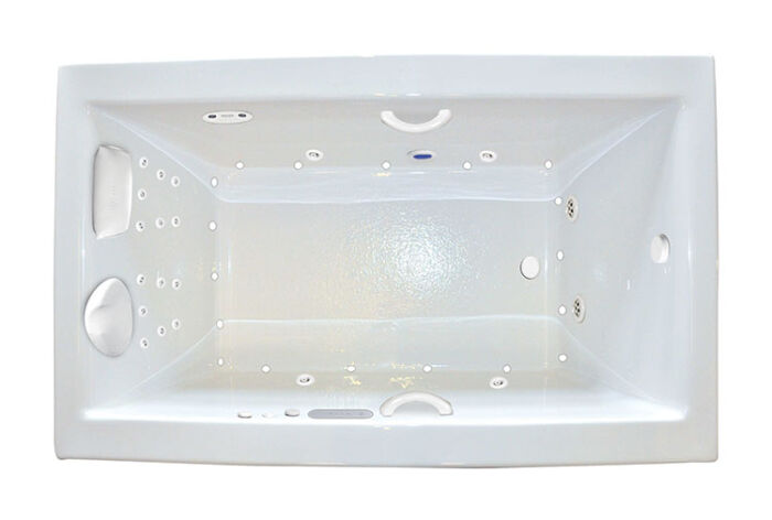 Zen 6648 Platinum Series with Hydro Massage - Size: 66" x 48" x 23" - Jets: 15 Water Jets - Image 2