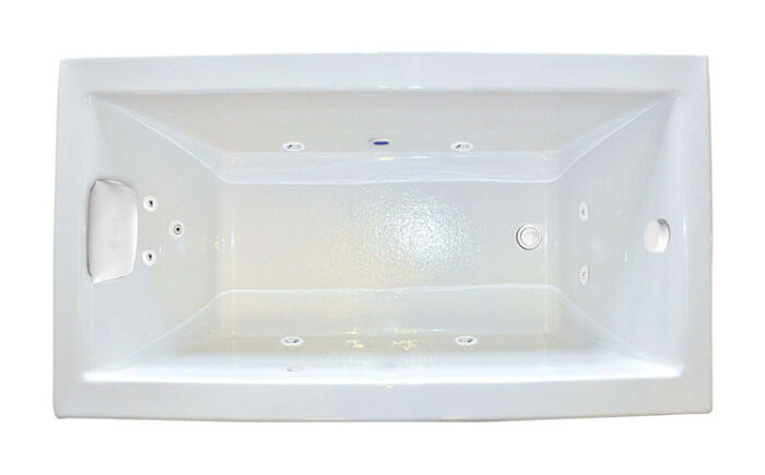 Zen 6632 Silver Series with Hydro Massage - Size: 66" x 32" x 23" - Jets: 9 Water Jets - Image 2