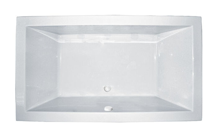 Zen 66" x 32" Side Drain Soaker Tub Only