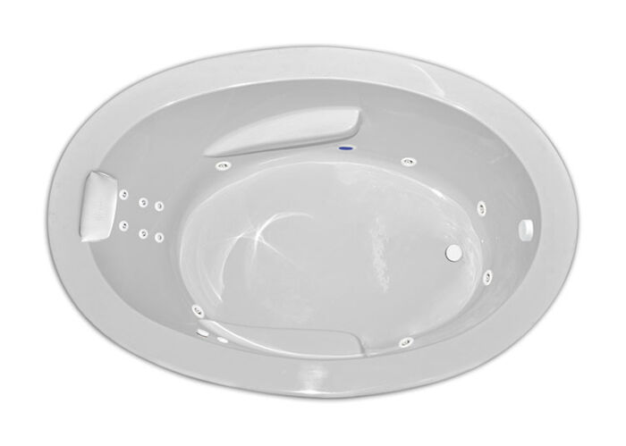 Zen Oval 6642 Gold Series with Hydro Massage - Size: 66" x 42" x 24" - Jets: 12 Water Jets - Image 2